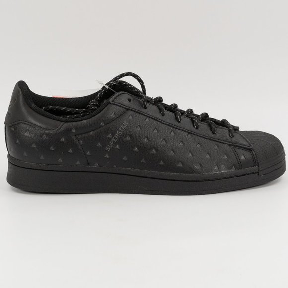 Adidas Pharrell Williams x Superstar \'Black Future\' 2020 GY4981 Leather Sneakers main image 7